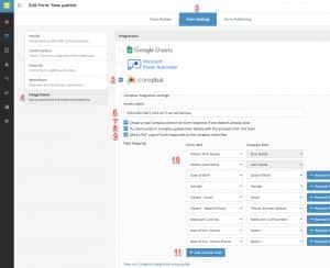 Coreplus integration setup - Snapforms Resources & FAQs