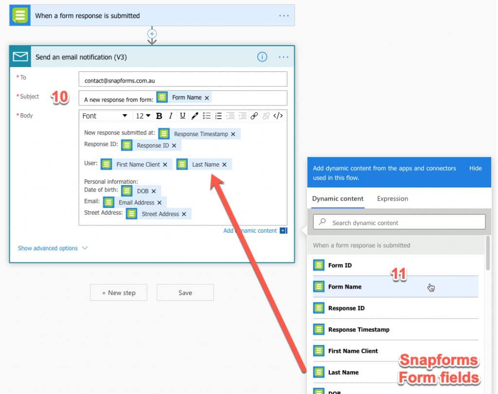 Power Automate setup Snapforms Resources & FAQs